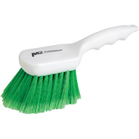 Brosse &agrave; recoins &agrave; manche court, 9" l, Soies Synth&eacute;tique, Vert Ottawa Fastener Supply