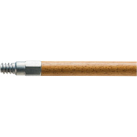 Handle with Metal Tip, Wood, ACME Threaded Tip, 1-1/8" Diameter, 60" Length Ottawa Fastener Supply