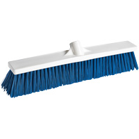 Foodservice Push Broom, Medium Bristles, 18", Polypropylene, White Ottawa Fastener Supply