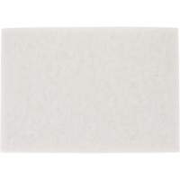 TopLine Speed Floor Pad, 14" x 20", Buffing/Cleaning/Polish, White Ottawa Fastener Supply
