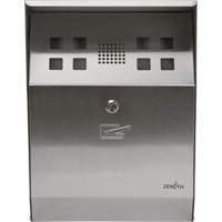 Smoking Receptacle, Wall-Mount, Stainless Steel, 1.6 Litres Capacity, 13-4/5" Height Ottawa Fastener Supply