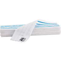 Disposable Mop Pad, Hook and Loop Style, Microfibre, 18" L x 4" W Ottawa Fastener Supply