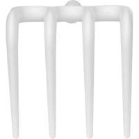 Hygienic Rake, Plastic, White Ottawa Fastener Supply