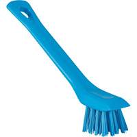 Brosse avec rebord grattoir, Soies Ferme, Longueur de 6", Bleu Ottawa Fastener Supply