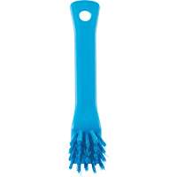 Brosse avec rebord grattoir, Soies Ferme, Longueur de 6", Bleu Ottawa Fastener Supply
