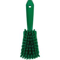 Brosse &agrave; r&eacute;curer avec manche court, Soies Doux, Longueur de 10-1/2", Vert Ottawa Fastener Supply