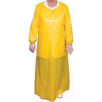 Top Dog 6 Mil. Gown, Large, Yellow, Polyurethane JP449 | Ottawa Fastener Supply