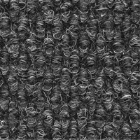 Supreme Knob Entrance Matting, Wiper/Scraper, 3-1/2' x 6' x 7/16", Charcoal Ottawa Fastener Supply