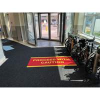 Supreme Knob Entrance Matting, Wiper/Scraper, 3-1/2' x 6' x 7/16", Charcoal Ottawa Fastener Supply
