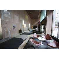 Supreme Knob Entrance Matting, Wiper/Scraper, 3-1/2' x 6' x 7/16", Charcoal Ottawa Fastener Supply