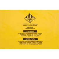 Doublures pour d&eacute;chets dangereux, Amiante, 40" lo x 26" la, 3 mils Ottawa Fastener Supply