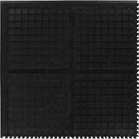 Tuile de centre modulaire Hog Heaven III Comfort, Ondul&eacute;, 3' x 3' x 3/4", Noir, Nitrile Ottawa Fastener Supply