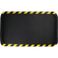 Hog Heaven Mat, Diamond, 3' x 5' x 5/8", Black/Yellow, Nitrile Ottawa Fastener Supply