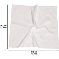 Washable Cleaning Cloths, Microfibre, White Ottawa Fastener Supply