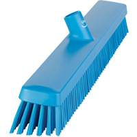 Heavy-Duty Push Broom, Fine/Stiff Bristles, 24", Blue Ottawa Fastener Supply