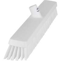 Heavy-Duty Push Broom, Fine/Stiff Bristles, 24", White JQ215 | Ottawa Fastener Supply