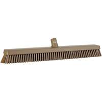 Heavy-Duty Push Broom, Fine/Stiff Bristles, 24", Brown Ottawa Fastener Supply