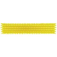 Push Broom Head, Fine/Stiff Bristles, 16-1/2", Polyester/Polypropylene, Yellow Ottawa Fastener Supply
