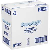 Snowsoft Deluxe Bathroom Tissue, Jumbo Roll, 2 Ply, White Ottawa Fastener Supply