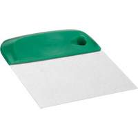 Flexible Stainless Steel Dough Cutter/Scraper, Green, 4-1/2" W x 5-3/4" L Ottawa Fastener Supply