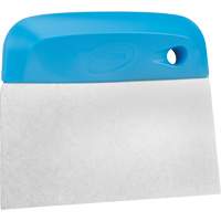 Flexible Stainless Steel Dough Cutter/Scraper, Blue, 4-1/2" W x 5-3/4" L Ottawa Fastener Supply