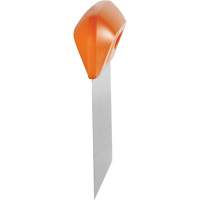 Flexible Stainless Steel Dough Cutter/Scraper, Orange, 4-1/2" W x 5-3/4" L Ottawa Fastener Supply