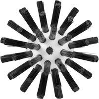 Cleaning Brush, Stiff Bristles, 5-7/10" Long, Black Ottawa Fastener Supply