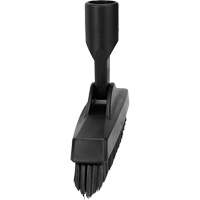 Crevice Brush, Extra Stiff Bristles, 8-9/10" Long, Black Ottawa Fastener Supply