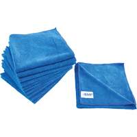 Dusting and Cleaning Cloth, Microfibre, Blue Ottawa Fastener Supply