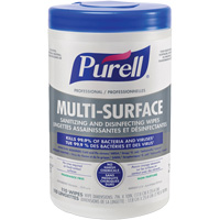 Professional Multi-Surface Sanitizing & Disinfecting Wipes, 7" x 10", 110 Count Ottawa Fastener Supply