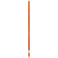 Handle, Broom/Brush/Dust Mop/Pad Holder/Scraper/Squeegee/Wet Mop, Orange, Telescopic, 62" - 109-2/5" L Ottawa Fastener Supply