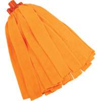 Socket Mop, Orange, Microfibre, Cut Style Ottawa Fastener Supply
