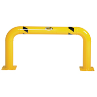 High Profile Machinery Guards, 4' W x 2' H, Yellow Ottawa Fastener Supply