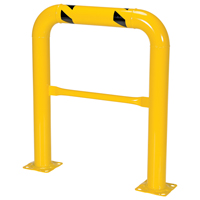High Profile Machinery Guards, 3' W x 3.5' H, Yellow Ottawa Fastener Supply