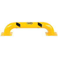 Low Profile Rack Guards, 3' W x 0.75' H, Yellow Ottawa Fastener Supply