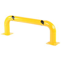 Low Profile Rack Guards, 4' W x 1.4' H, Yellow Ottawa Fastener Supply