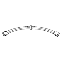 Ceiling Mounted 90° Curved Curtain Partition Track, 3' L KB007 | Ottawa Fastener Supply
