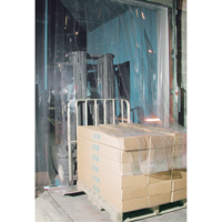 Strip Curtain Doors, 8' x 8' Door Opening, 12" Strip Width, 0.120" Strip Thickness KF008 | Ottawa Fastener Supply