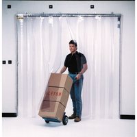 Strip Curtain Doors, 8' x 8' Door Opening, 12" Strip Width, 0.120" Strip Thickness KF026 | Ottawa Fastener Supply