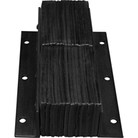 Laminated Dock Bumpers, Vertical, Rubber, 11" W x 4" D x 20" H KH725 | Ottawa Fastener Supply