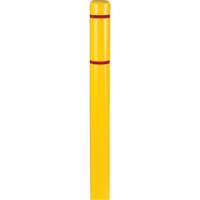 Polyethylene Bollard Covers, 4-1/2" Dia. x 52" L, Yellow Ottawa Fastener Supply