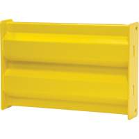 Industrial Safety Guard Rail, Steel, 19" L x 12" H, Safety Yellow Ottawa Fastener Supply