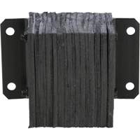Laminated Dock Bumper, Horizontal, Rubber, 12" W x 6" D x 10" H Ottawa Fastener Supply