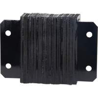 Laminated Dock Bumpers, Horizontal, Rubber, 12" W x 4" D x 10" H Ottawa Fastener Supply
