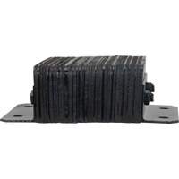 Laminated Dock Bumpers, Horizontal, Rubber, 12" W x 4" D x 10" H Ottawa Fastener Supply