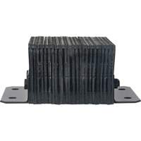 Laminated Dock Bumpers, Horizontal, Rubber, 12" W x 6" D x 10" H Ottawa Fastener Supply