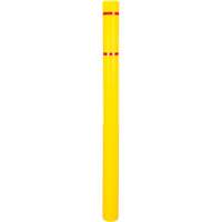 Polyethylene Bollard Cover, 4-1/2" Dia. x 64" L, Red/Yellow Ottawa Fastener Supply