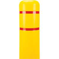 Polyethylene Bollard Cover, 6-5/8" Dia. x 60" L, Red/Yellow Ottawa Fastener Supply