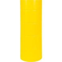 Polyethylene Bollard Cover, 6-5/8" Dia. x 60" L, Red/Yellow Ottawa Fastener Supply