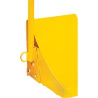 Ice Chock with Ergonomic Handle, Steel, Yellow, 8-1/16" W x 10-5/8" D x 8-13/16" H Ottawa Fastener Supply